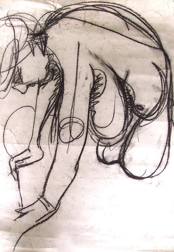 Isha Black 1994 Afternoon with a fat lady II