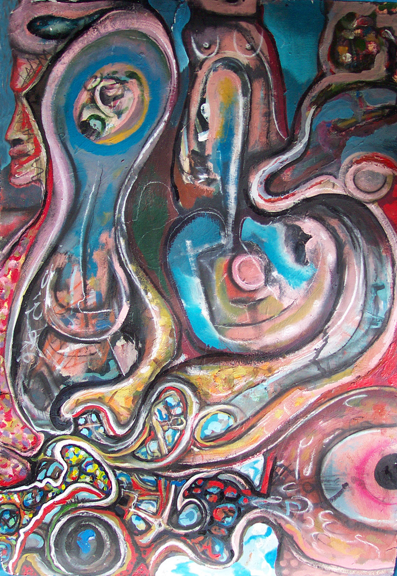 Isha Black 1995 Open eyes sees the goddess