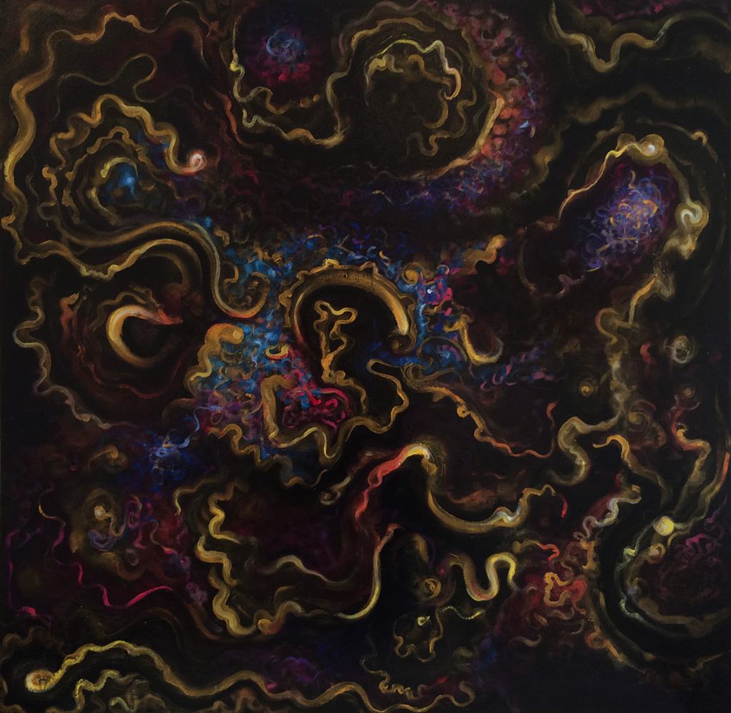 Isha Black 2015 Gayatri Muralista - Song of the Flute